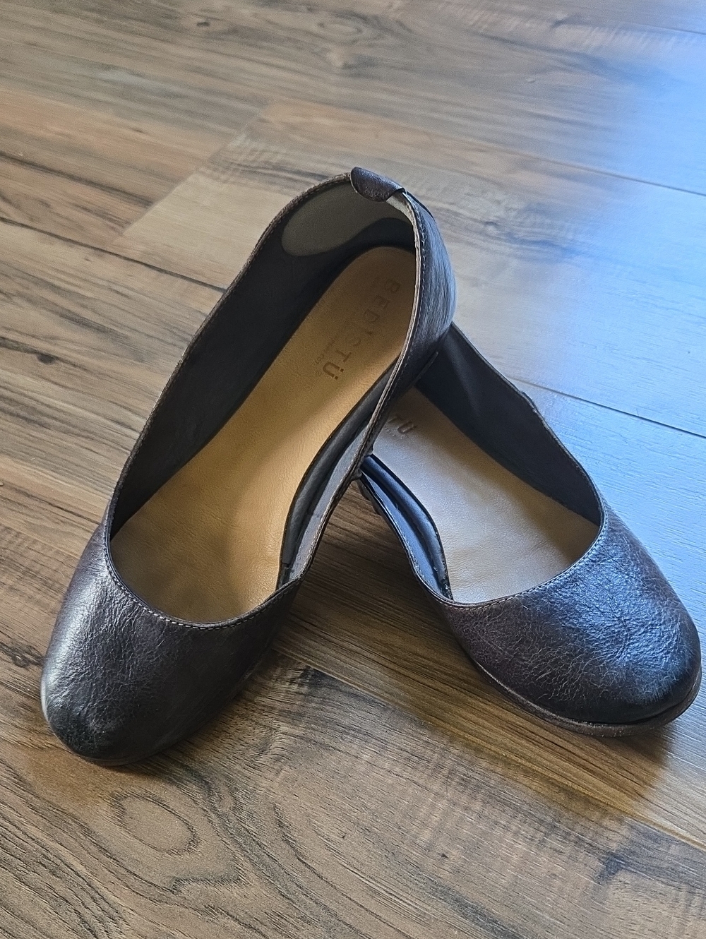 Bed Stu Women's Purple Leather Flats - Picture 10 of 10